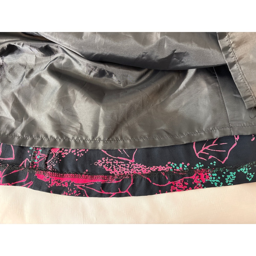 VTG Sonata Womens Pink Black Abstract Floral Maxi Skirt Sz S 90s Art Teacher - Picture 5 of 7